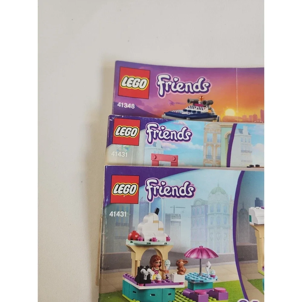 Set Of 3 Lego Friends Book‎ Lot